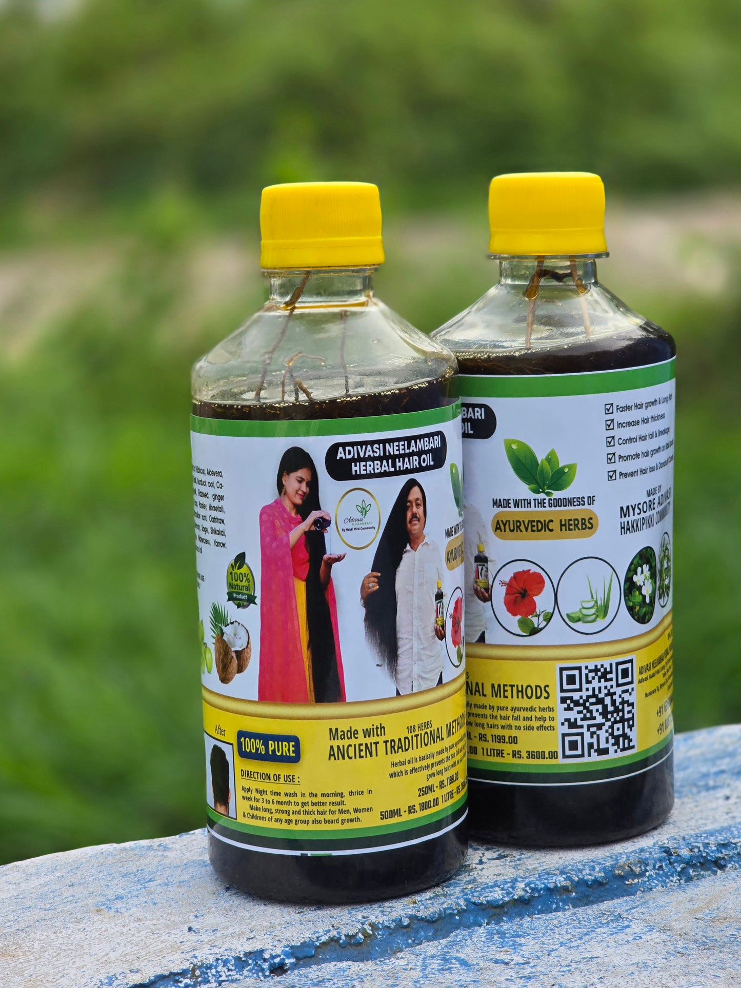 HAKKI PIKKI ADIVASI HERBAL HAIR OIL